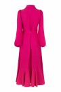 Cras Lotuscras Long Wrap dress Fuchsia Pink thumbnail