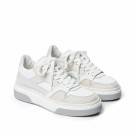 Pavement Boo White/Grey Leather Sneakers thumbnail