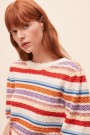 Suncoo Paris Panaca Multicolored striped pullover jumper thumbnail