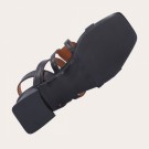Billi Bi A6540 Black Nappa Leather Heel Sandal thumbnail