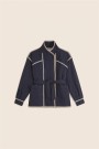Suncoo Paris Enzo Quilted Jacket Bleu Nuit Navy thumbnail
