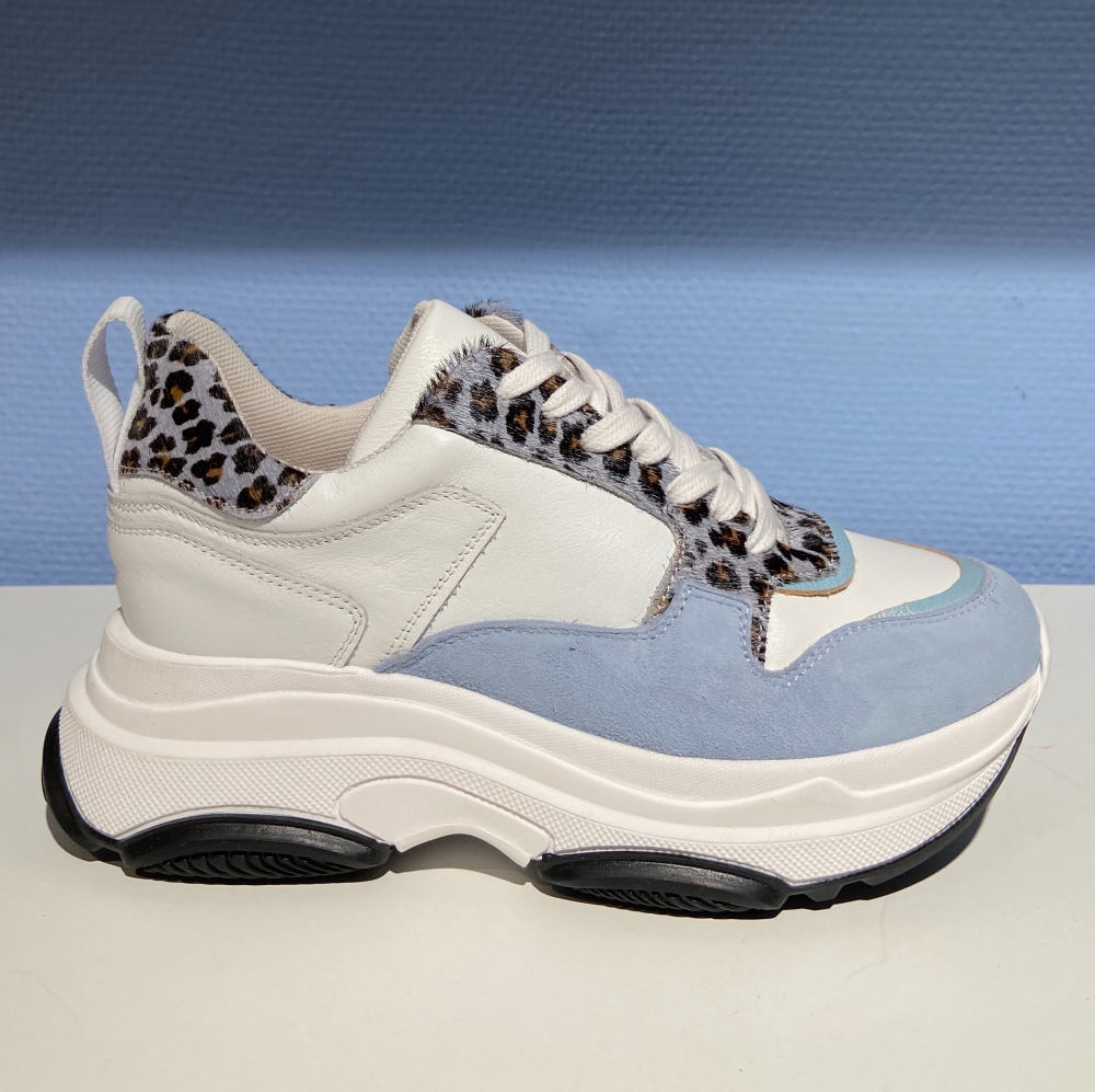 A5322 Dopia Blue Leo Chunky Sneakers Royal sko Se utvalget i