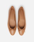 FLATTERED BODIL LEATHER BALLERINA COGNAC thumbnail