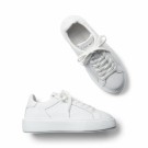 Pavement Frances White Leather Sneakers thumbnail