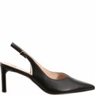 Hogl 7-10 6800 Black Leather Slingback Pumps thumbnail