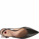 Hogl 7-10 6800 Black Leather Slingback Pumps thumbnail