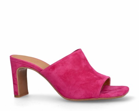 Billi Bi slip in sandal med hel A4651 Fuxia
