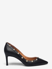 0A11948 Black Buffalo Gold Stud Pumps